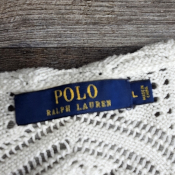 Polo Ralph Lauren 100% Cotton A-Line White Dress Large Slip Lined - Picture 3 of 13